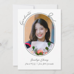 Anúncio Foto oval com borda fina e arco mínimo