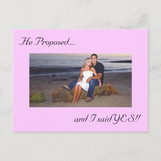 Anúncio Foto para salvar o cartão postal de data (Frente)