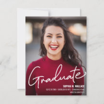 Foto personalizada de graduado universitário por a