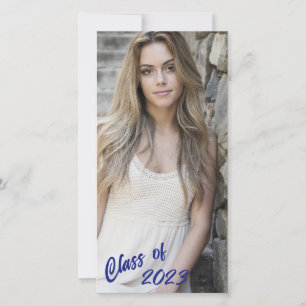 Anúncio Foto personalizada de longa e fina classe de gradu