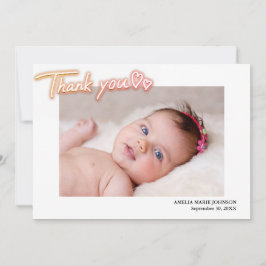 Anúncio Foto Personalizada Obrigado. Nascimento Personaliz