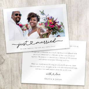 Anúncio Fotografia de Casamento com Caligrafia de Coração