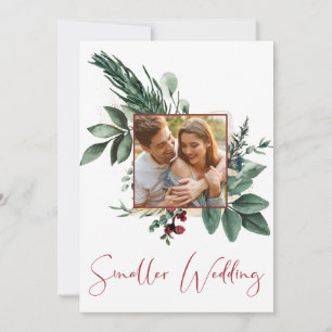 Anúncio Fotografia de Casamento Pequeno Natal Verde