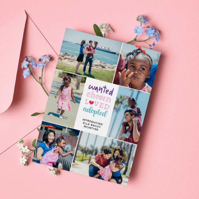 Anúncio Fotos Adotadas, Escolhidas E Amadas, De Cor Rosa P (Criador carregado)