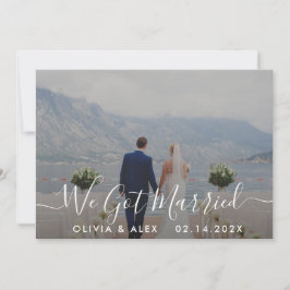 Anúncio Fotos de casamento com roteiro branco Casamento mo