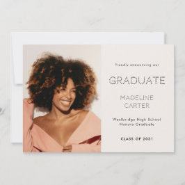 Anúncio Fotos de Graduação Minimalistas Modernas