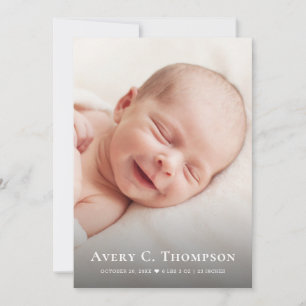 Anúncio Fotos Personalizadas de Bebê Recém-Nascido Coração