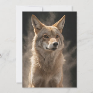Anúncio Fox Wild Animal Elegante Dramático Mist Retrato Ar
