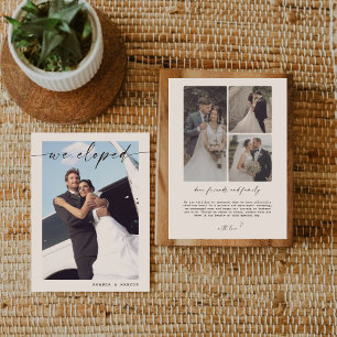 Anúncio Fugimos Calligraphy Moderna Foto Preto e Branco