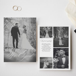 Anúncio Fugimos Calligraphy Moderno Foto Preto e Branco