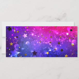 Anúncio Fundo Azul Cor-de-rosa brilhante