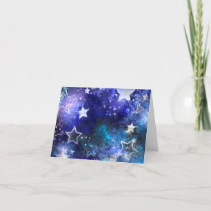 Anúncio Fundo Espacial com Estrelas