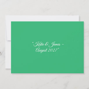 Anúncio Fundo Verde-Menta Plano – Design de Casamento