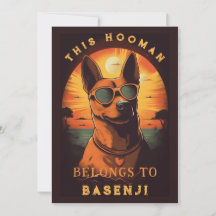 Funny Basenji Dog Parent Personalizado