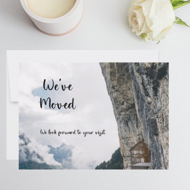 Anúncio Funny Weve Moveu Novo Cliff de Endereço (Criador carregado)