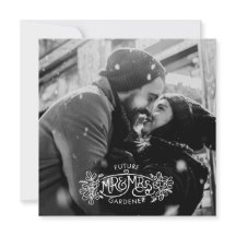 Futuro Sr. e Sra. noivado de inverno