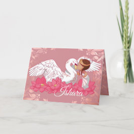 Anúncio Garota linda Saraswati com seu Cisne Branco