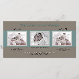 Anúncio Gêmeos de Boas-vindas