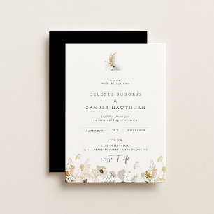 Anúncio Gilded Crescent Moon Wildflower Weditation
