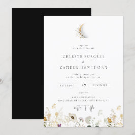 Anúncio Gilded Crescent Moon Wildflower Weditation