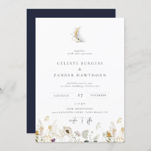 Anúncio Gilded Crescent Moon Wildflower Weditation