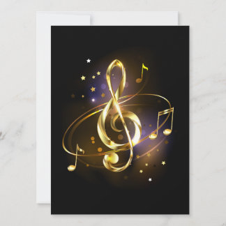 Anúncio Gold Treble Clef Music