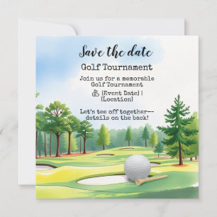 Anúncio Golf Salve a data Golf Tournament