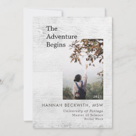 Anúncio Graduação 3 A Aventura Fotográfica Começa Rústica