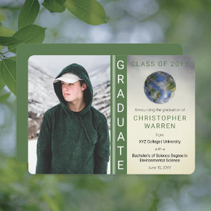 Anúncio Graduação A do Formando de Ciência Ambiental da Te