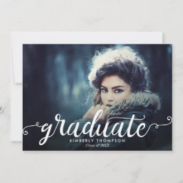 Anúncio Graduação Chic Moderna Mão - Letra Anno