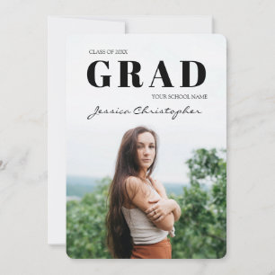 Anúncio Graduação Contemporânea de Colagem de Fotografias