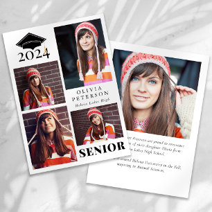 Anúncio Graduação da Colagem de Fotografias Múltiplas do m