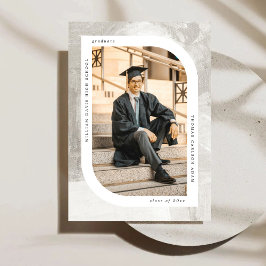 Anúncio Graduação da estrutura de textura moderna rustica