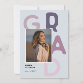 Anúncio Graduação da Tipografia de Pastel Roxo 2022