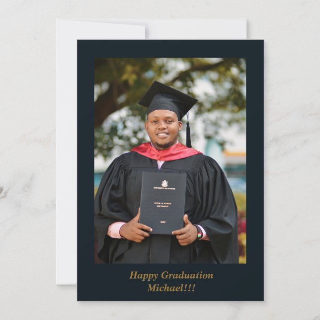 Anúncio Graduação De Bonés E Livros Formando (Frente)