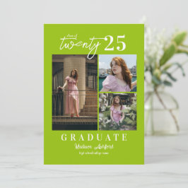 Anúncio Graduação de Colagem de Fotos Citrus 3 de Script M