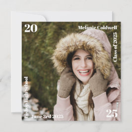 Anúncio Graduação de Colagem de Fotos Moderna Minimalista