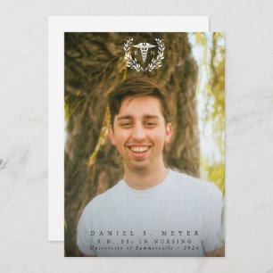 Anúncio Graduação de Enfermeiro Registrada do White Caduce