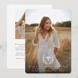 Anúncio Graduação de Enfermeiro Registrada do White Caduce