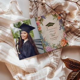 Anúncio Graduação de Flor Selvagem Cótea Cótea Meadow
