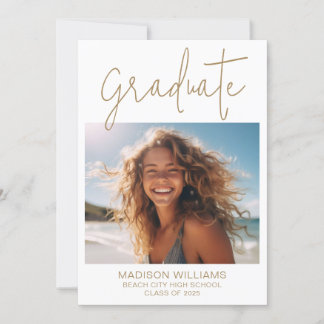Anúncio Graduação de Formando Moderno de Foto