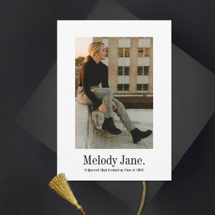 Anúncio Graduação de Foto Clássica Vintage