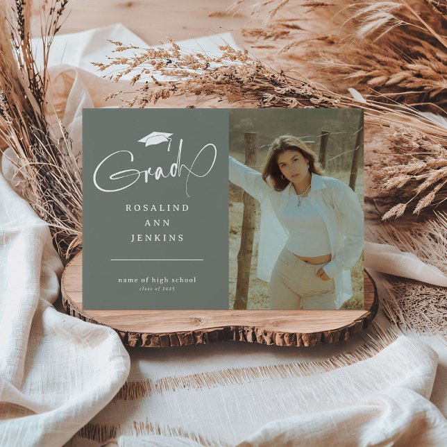 Anúncio Graduação de Foto de Formando Moderno (Criador carregado)