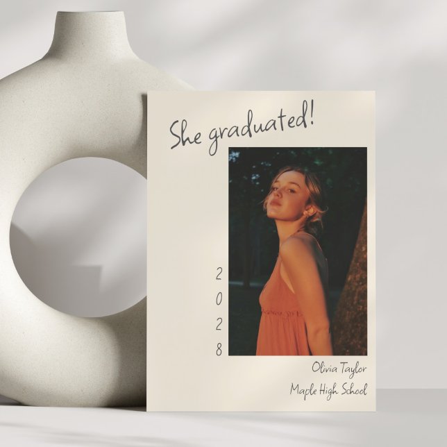 Anúncio Graduação de Foto de Mais velho Exclusiva de Tendê (Criador carregado)