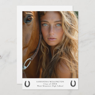 Anúncio Graduação de Foto de Sapato Equestre Equestre Mode