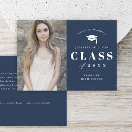 Anúncio Graduação de Foto de Tipo Mínimo