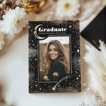 Graduação de Foto do Formando Negra Moderno Celest