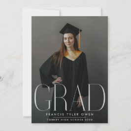 Anúncio Graduação de Foto do Segundo grau Moderno Editável