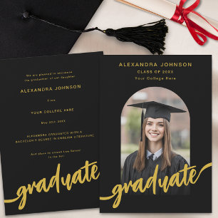 Anúncio Graduação de Foto em Arch Elegante