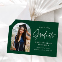Graduação de Foto em Arco Verde Moderno